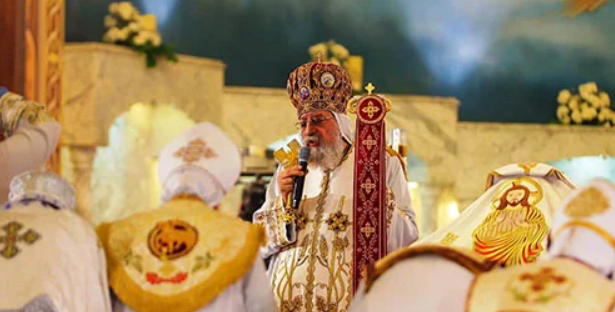 Pope Tawadros II leads Easter Mass 3