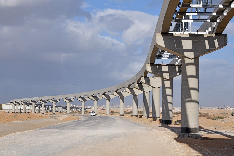 Monorail trial operation set to begin in July without passengers from Arab Contractors