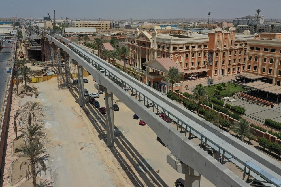 Monorail trial operation set to begin in July without passengers from Arab Contractors 2