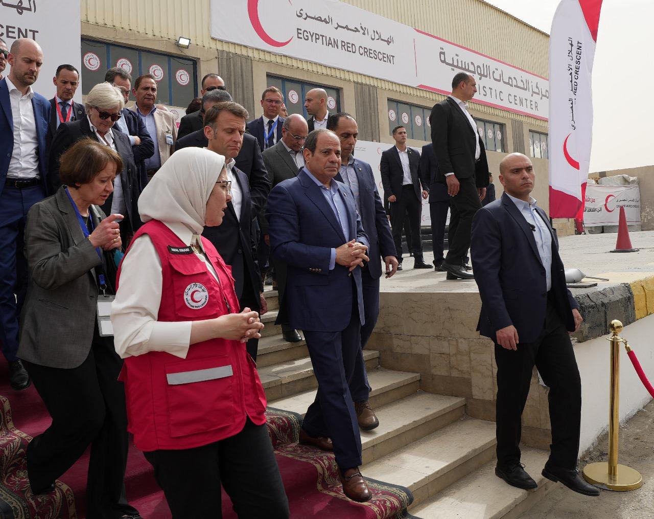 Sisi and Macron visit Arish city 4