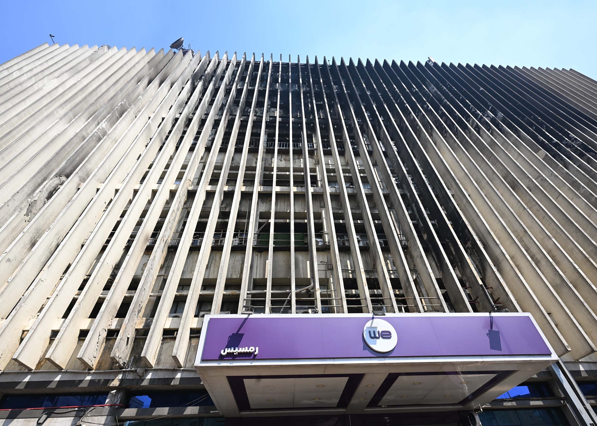 PM orders assessment of structural safety for Ramses telecom building after massive fire 2
