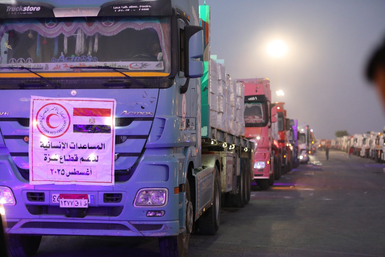 ERC drives aid to Gaza