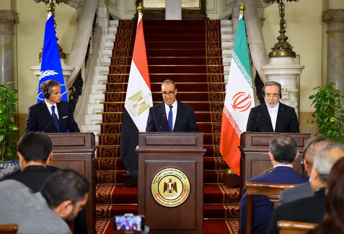 Egypt Iran and IAEA hold press conference