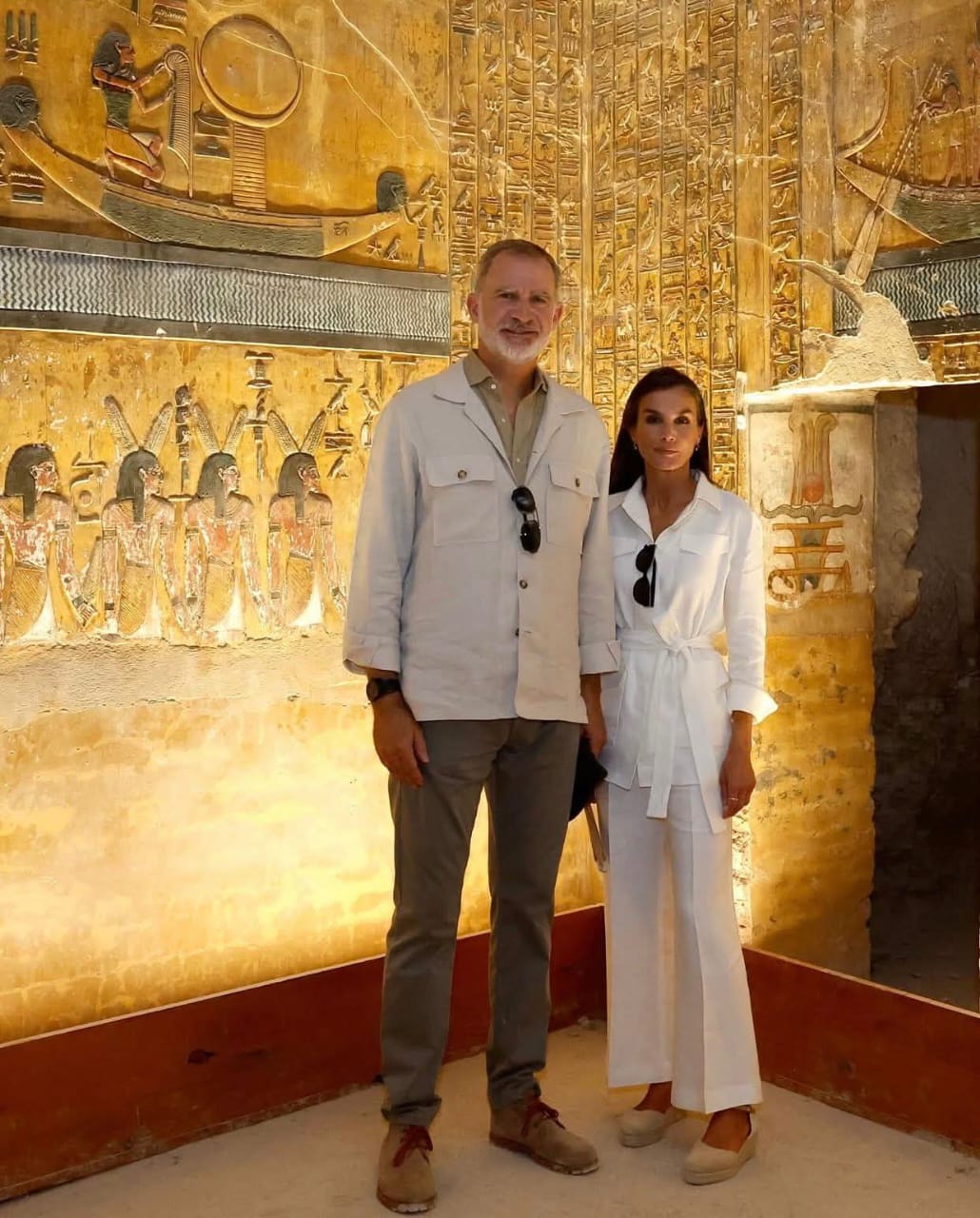 King Felip at Queen Letizia at Western Luxor 3