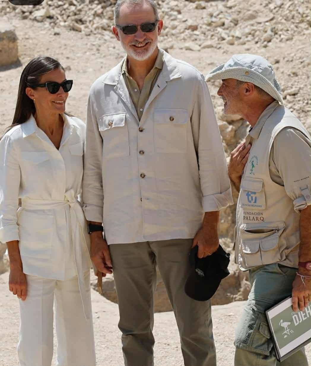 King Felip at Queen Letizia at Western Luxor 12