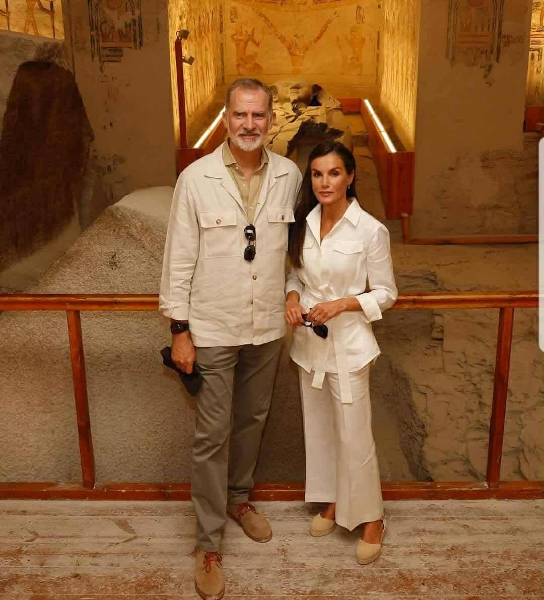 King Felip at Queen Letizia at Western Luxor 8