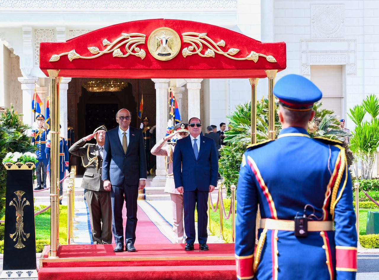 Egypt and Singapore presidents meet in Cairo