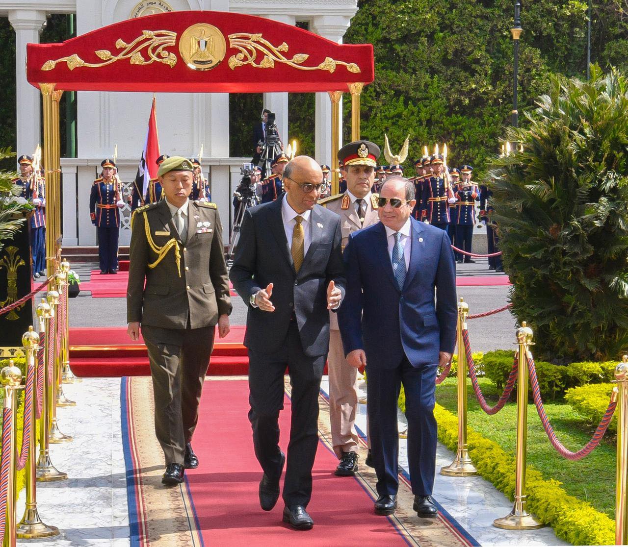 Egypt and Singapore presidents meet in Cairo 2
