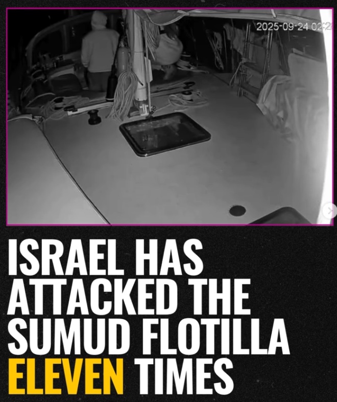 Footage of the attack on Global Flotilla boats