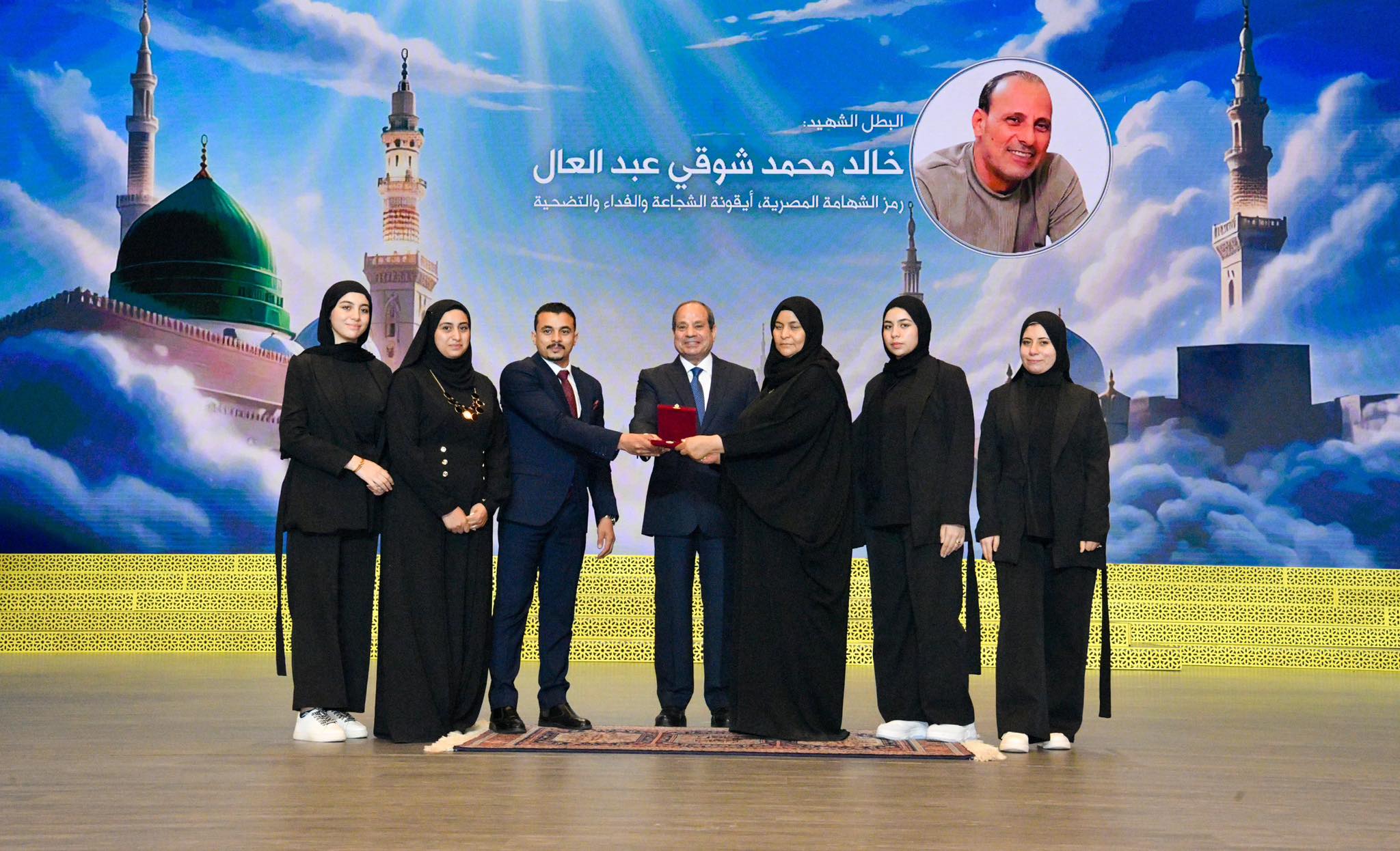 President Sisi honors fallen hero who drove burning fuel truck away from gas station