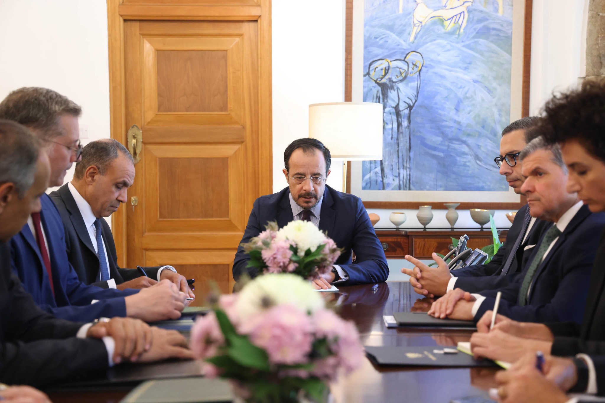 Egyptian Minister of Foreign Affairs Badr Abdelatty held talks in Cyprus with President Nikos Christodoulides 2