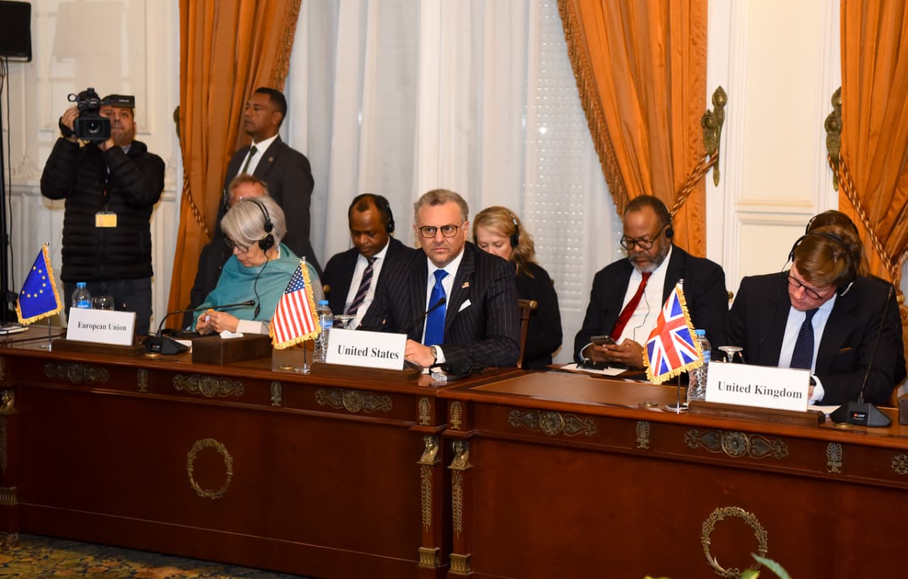 Senior diplomats and representatives from many countries and international and regional organizations participate in the fifth consultative meeting for peace efforts in Sudan 3