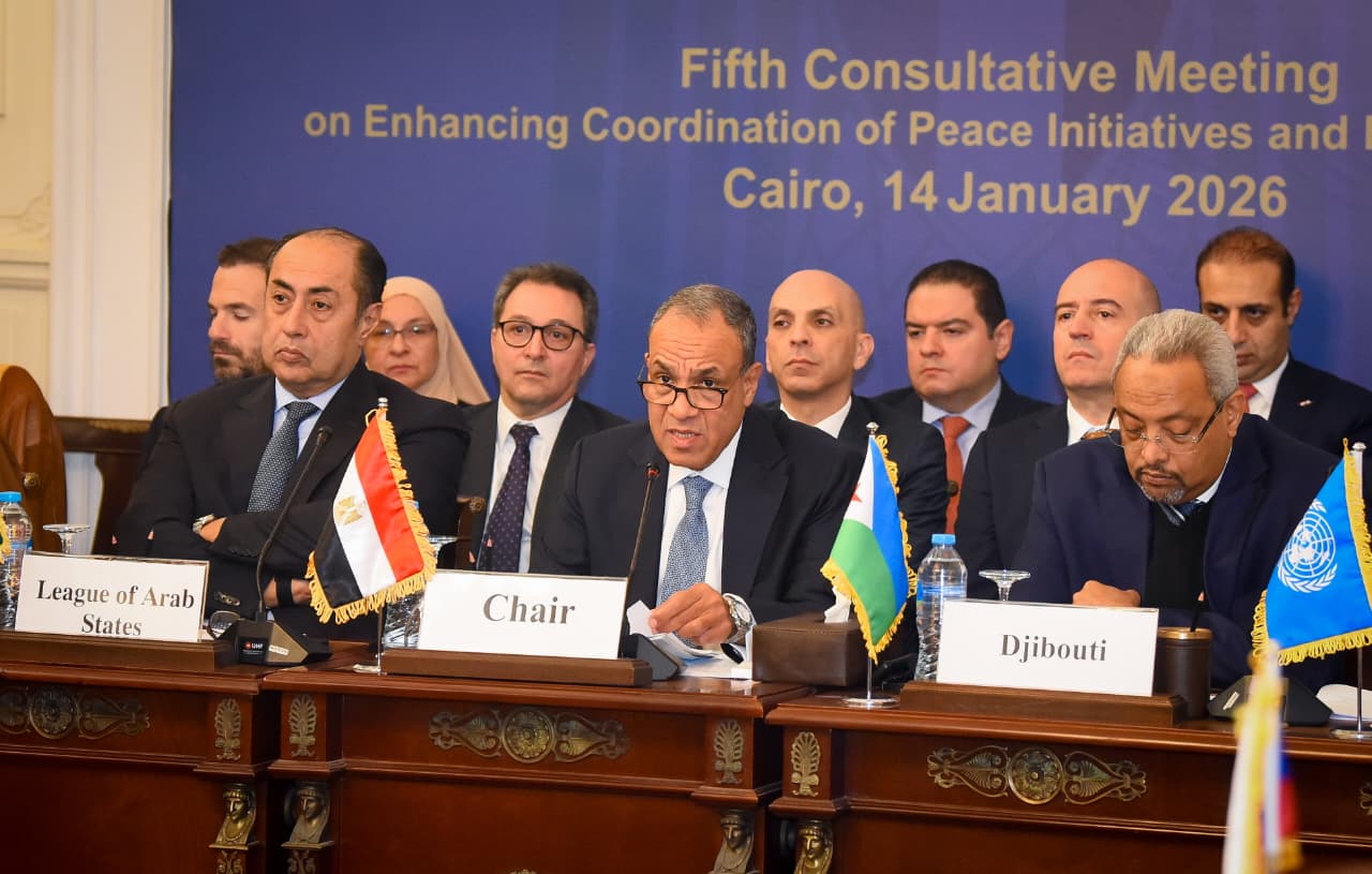 Senior diplomats and representatives from many countries and international and regional organizations participate in the fifth consultative meeting for peace efforts in Sudan 5