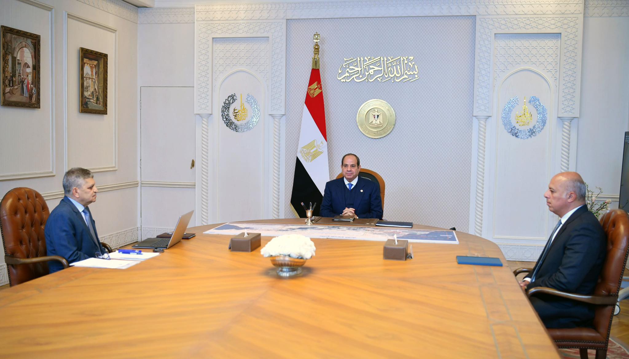 Sisi meets with SCA chairman