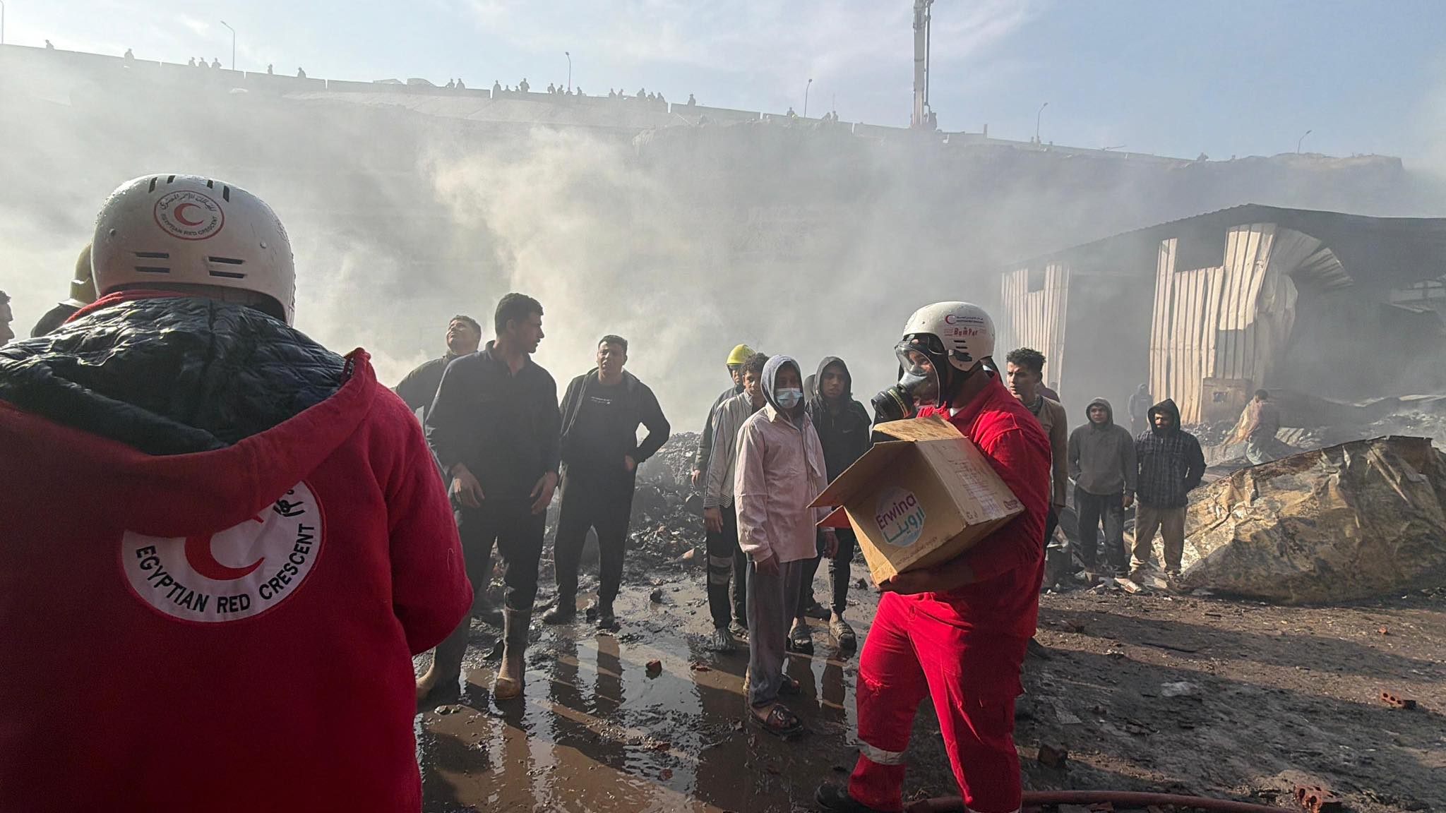 ERC provides assistance to injured people ERC provides assistance to injured people