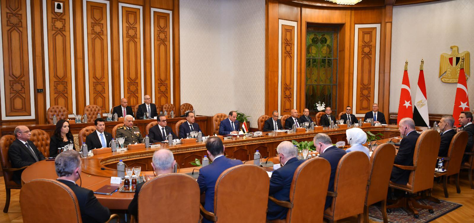 Sisi and Erdogan meet in Cairo and co chair the strategic council meeting