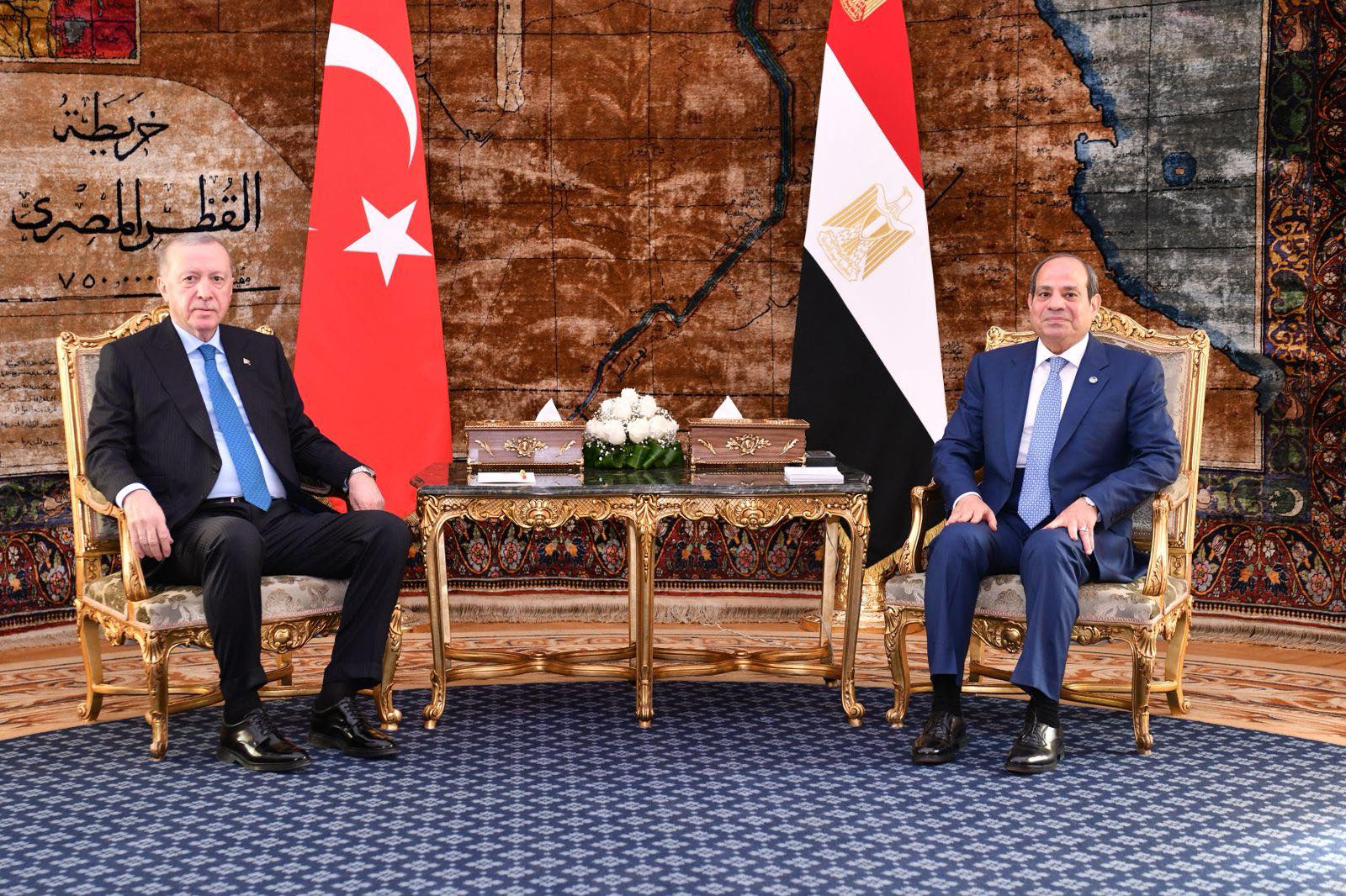 Egypt and Turkiye leaders meet in Cairo