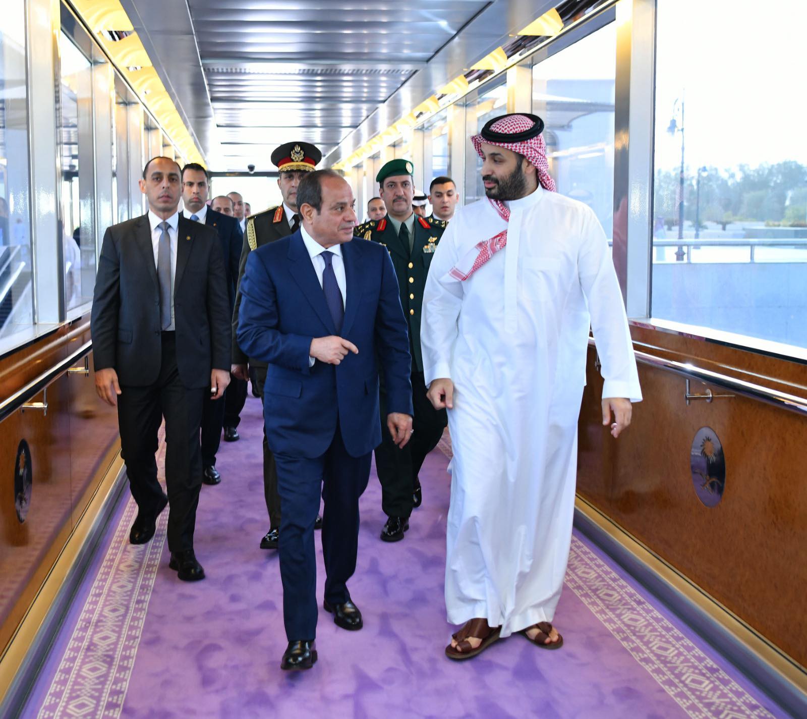 Sisi and bin Salman meet in Jeddah 3
