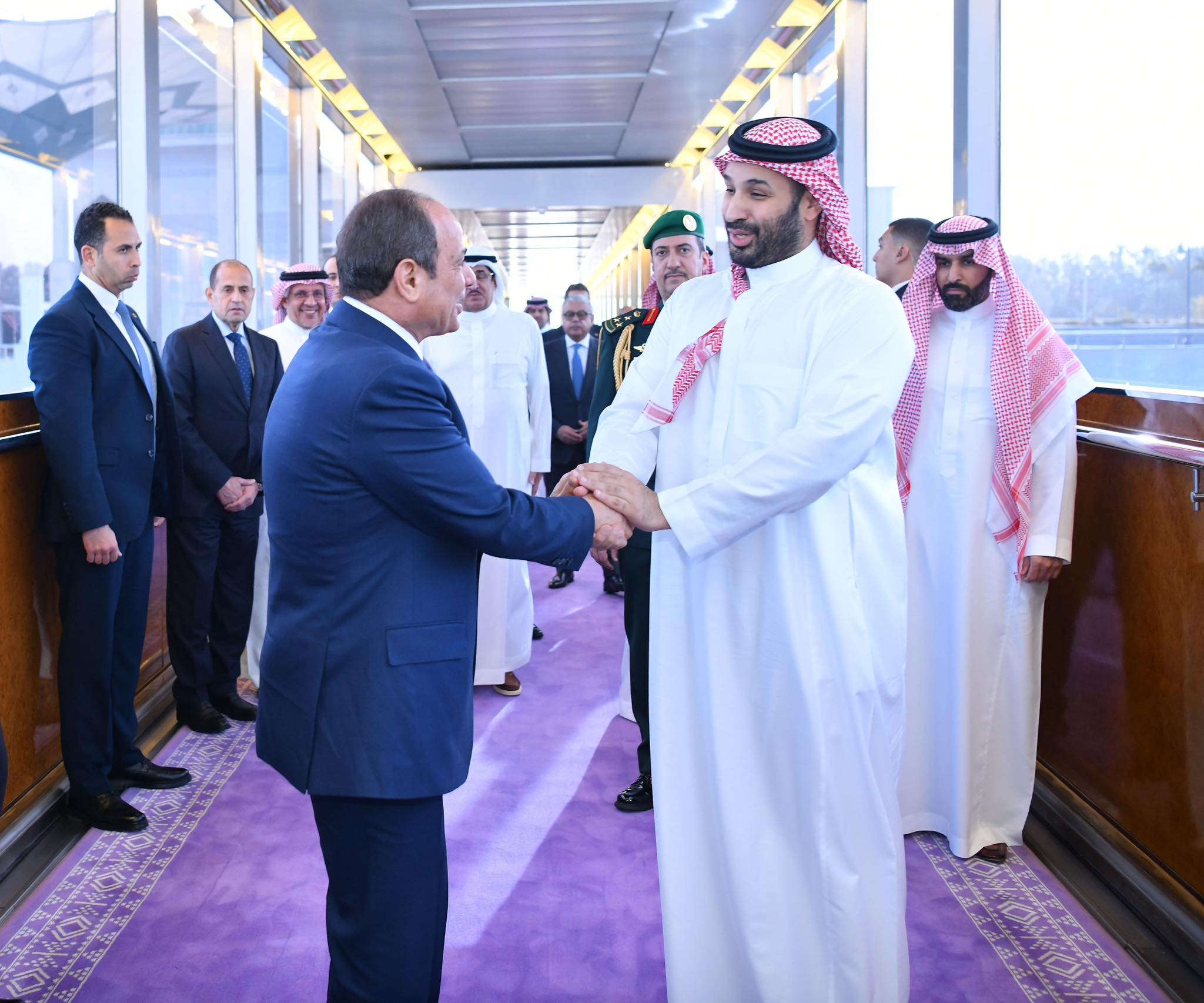 Sisi and bin Salman meet in Jeddah 4