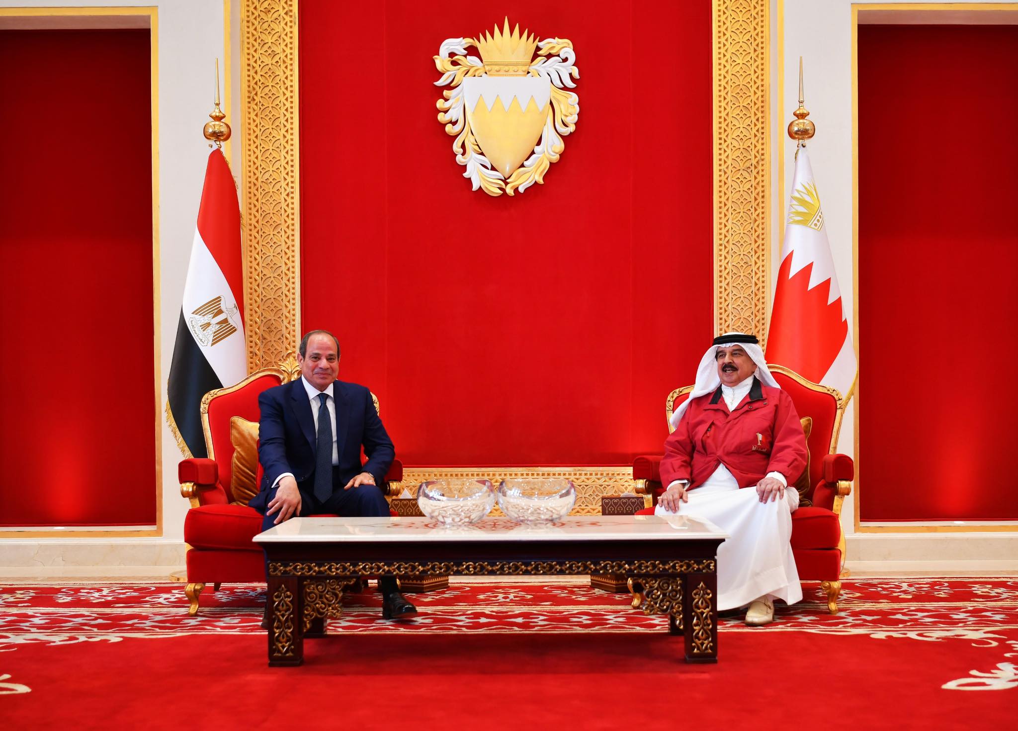 Sisi and Bahrain king meet in Manama