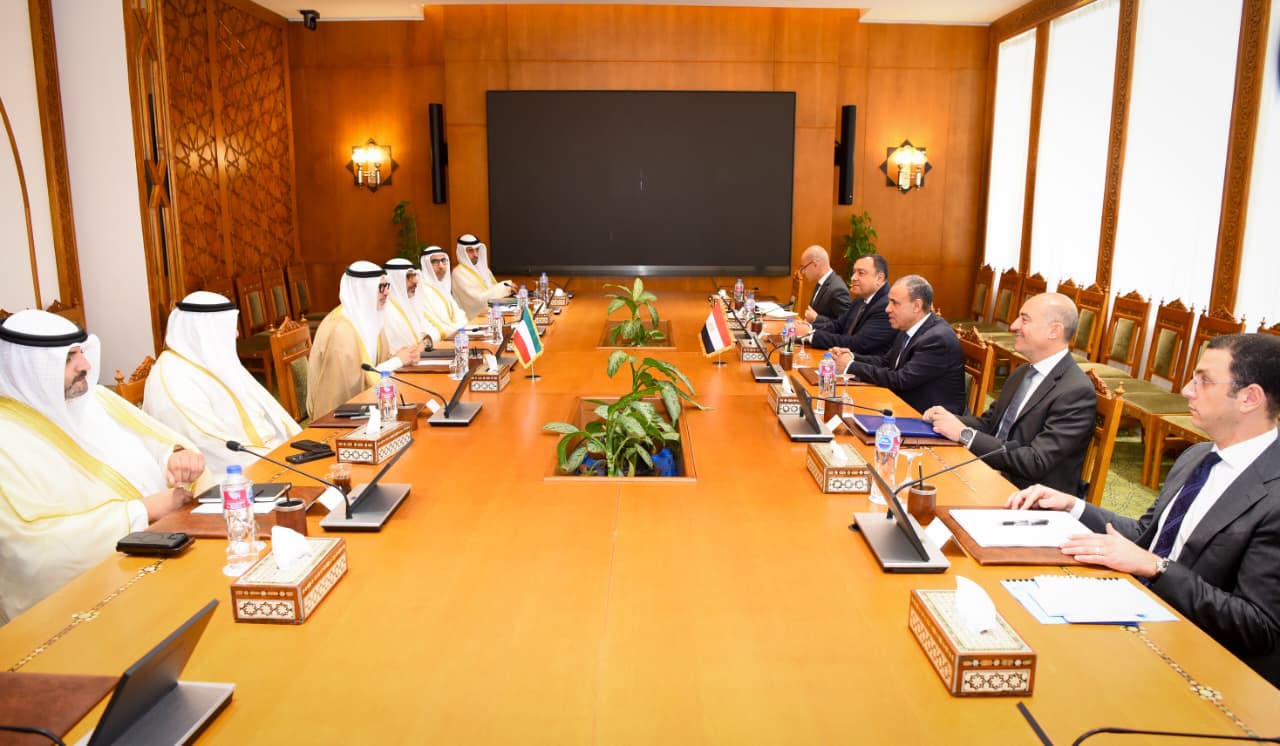 Egypt and Kuwait foreign ministers in Cairo 2