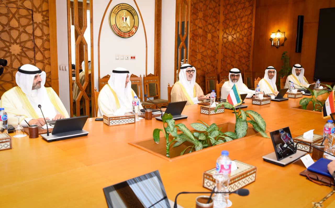 Egypt and Kuwait foreign ministers in Cairo 3