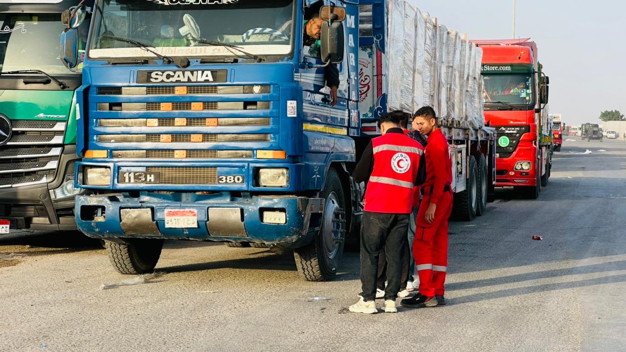 ERC receives 36th group of Palestinian patients from Gaza and sends 5,590 tons of aid 2