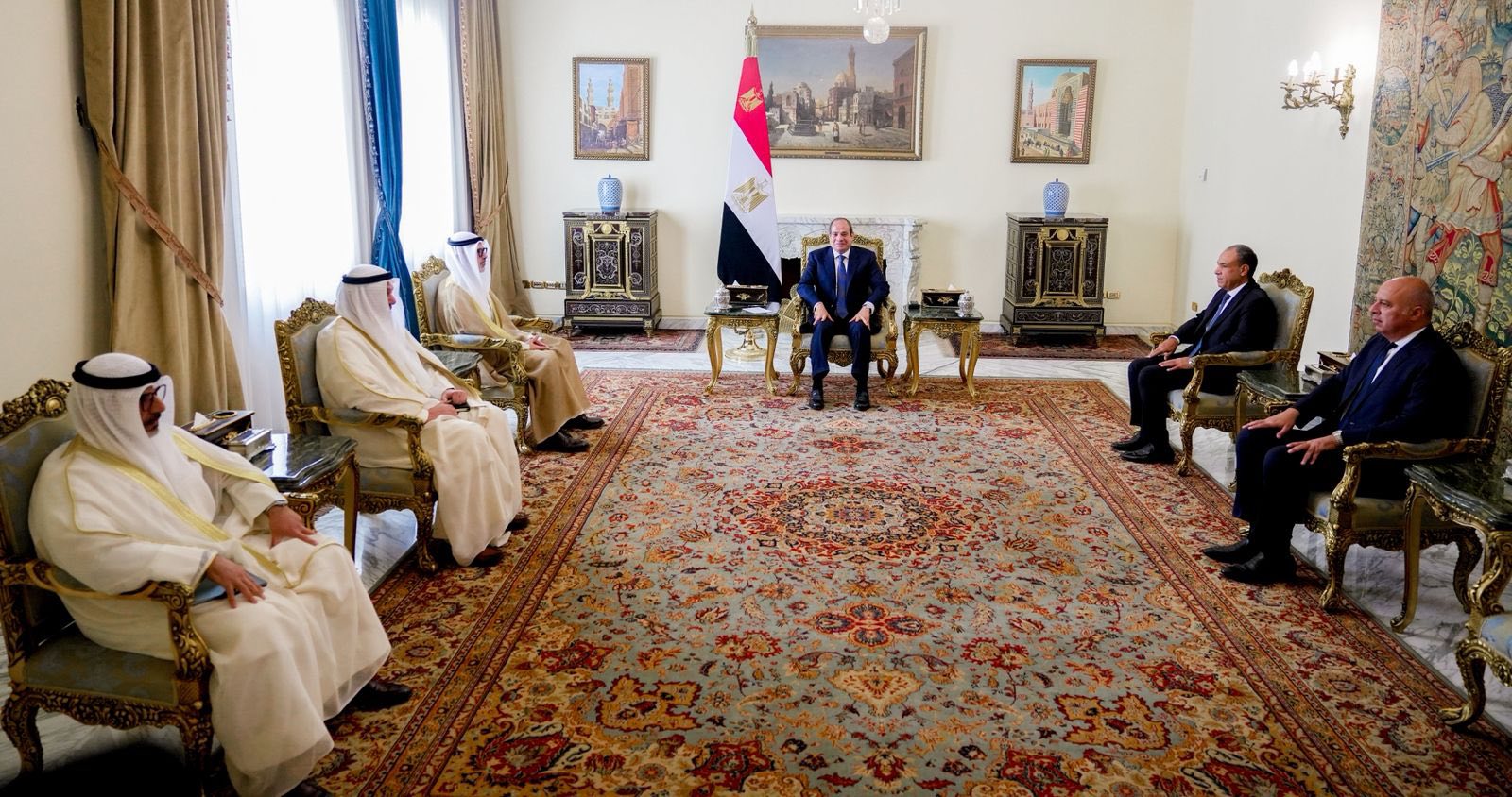 Sisi meets Kuwaiti foreign minister in Cairo
