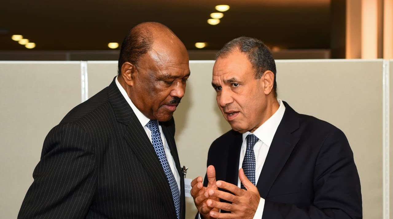 Badr Abdelatty and Sudanese counterpart