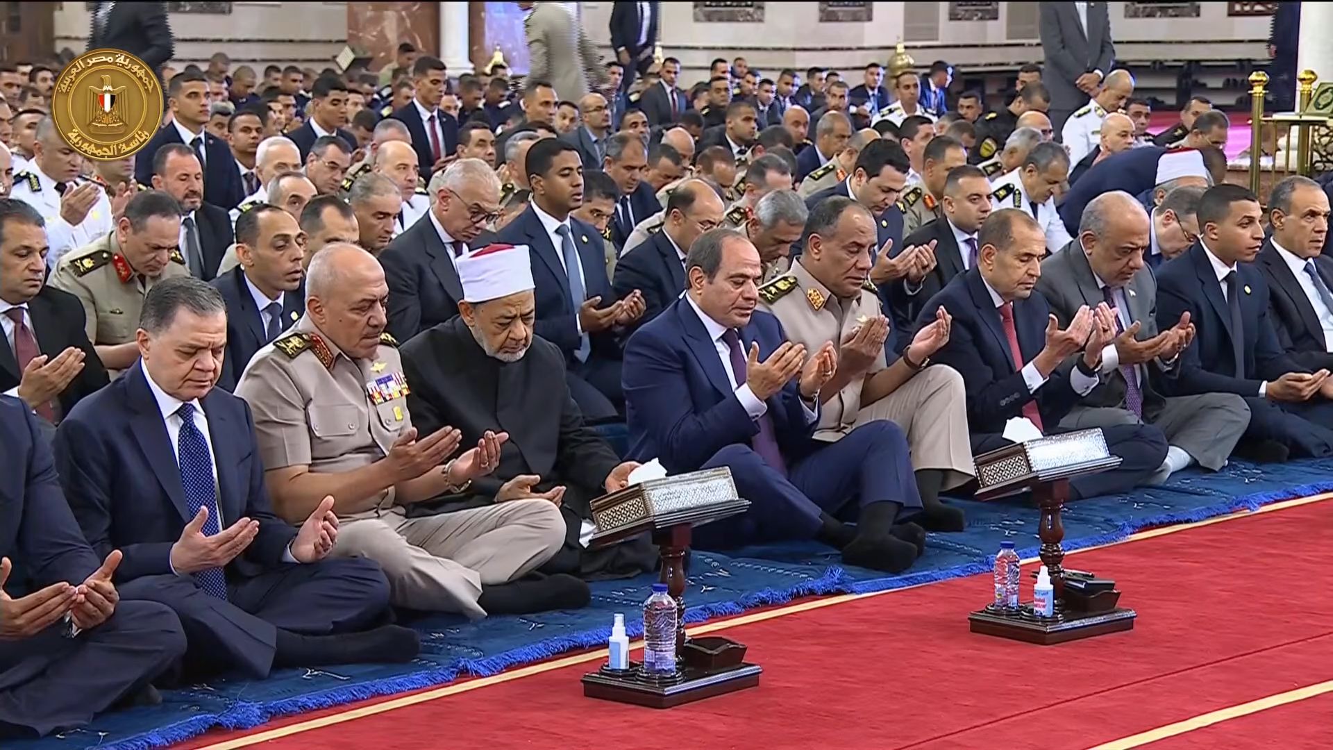 President El-Sisi performs Eid Al-Adha prayers