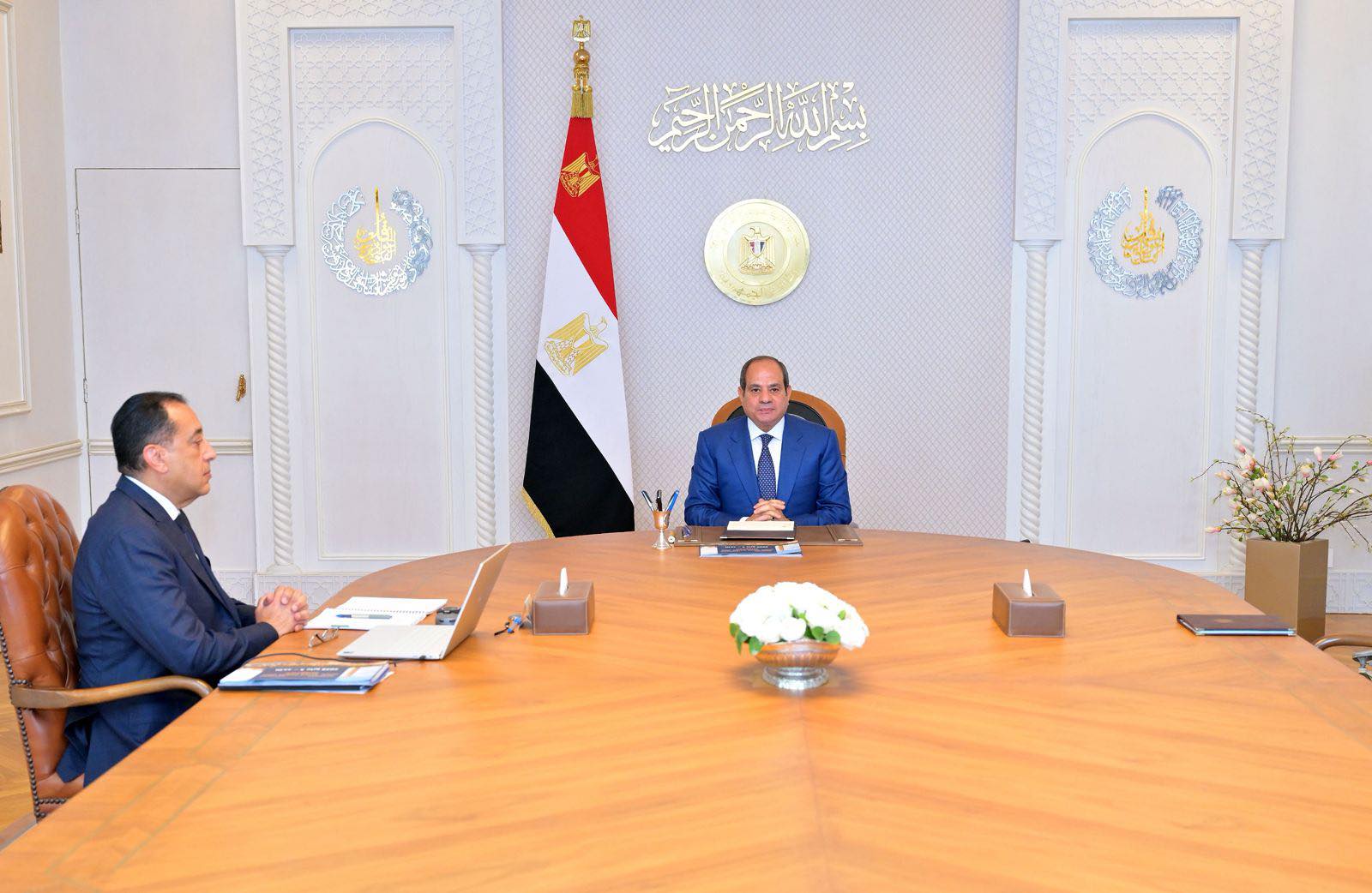 President reviews preparations with the prime minister ahead of the Senghor University inauguration in May