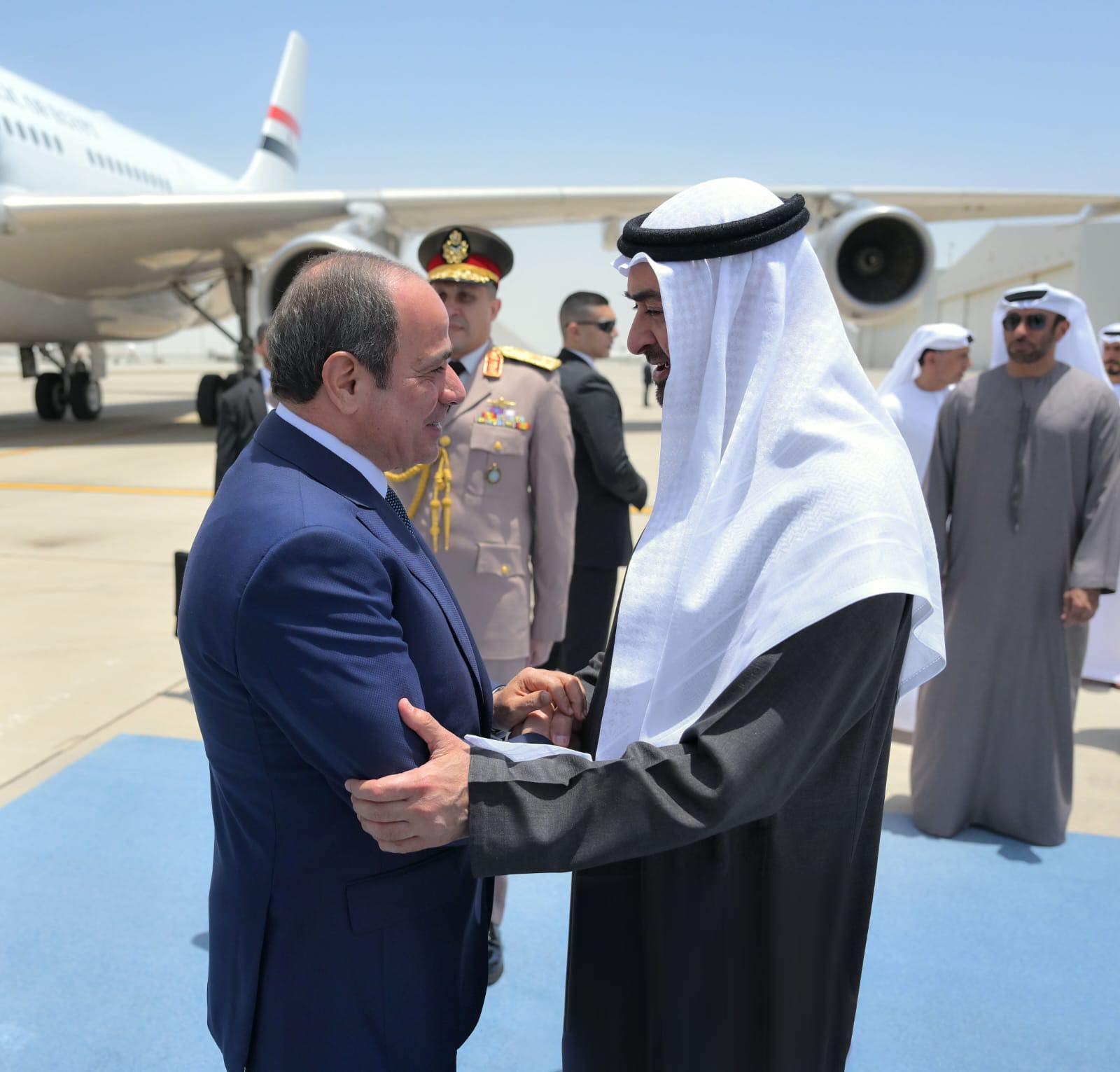 Egypt and UAE presidents meet in Abu Dhabi 2
