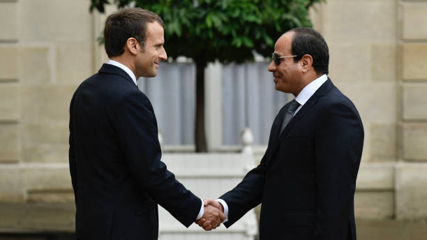 President El-Sisi and President Macron in Paris