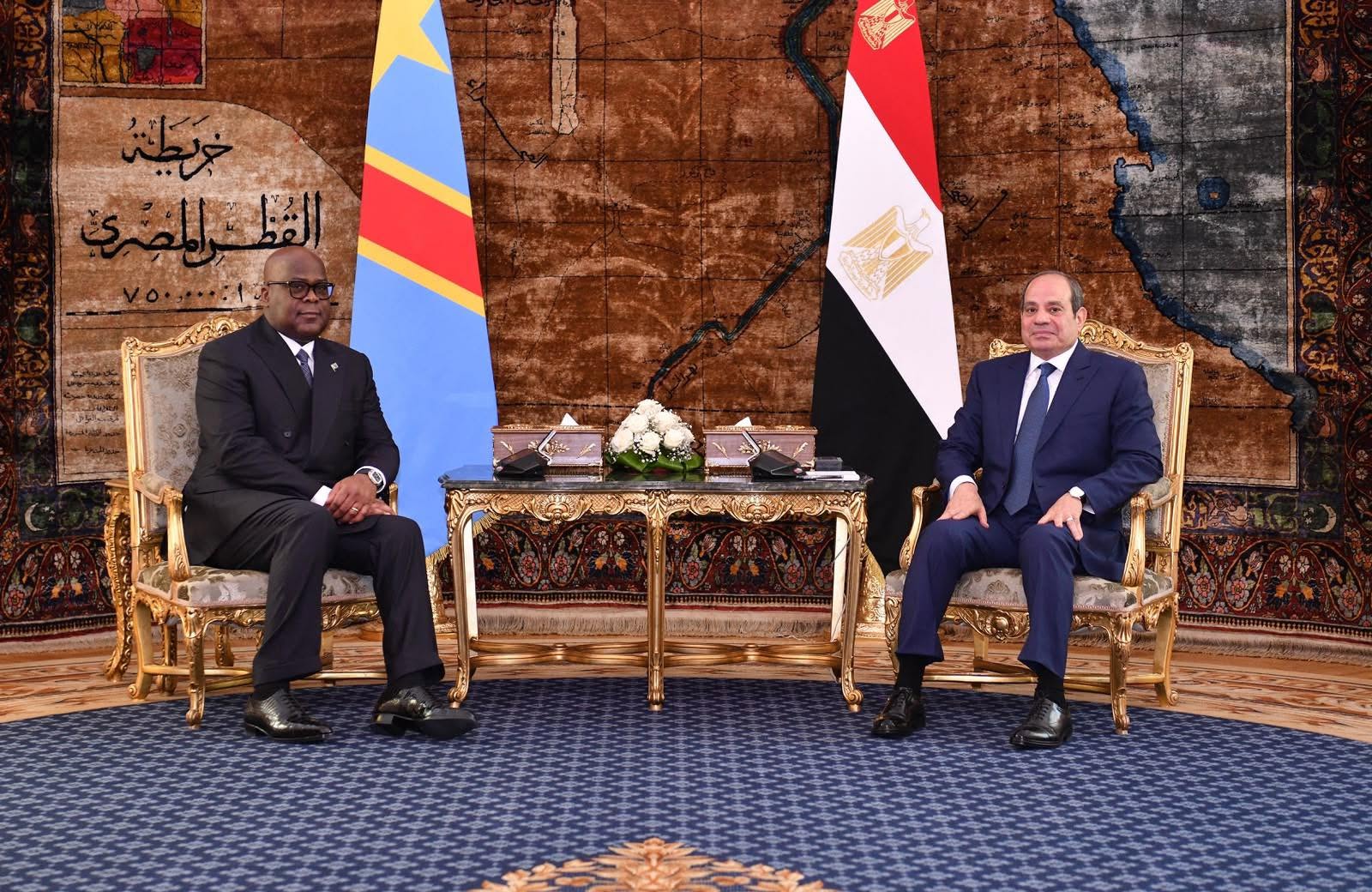 Egyptian and Congolese presidents hold talks in Cairo