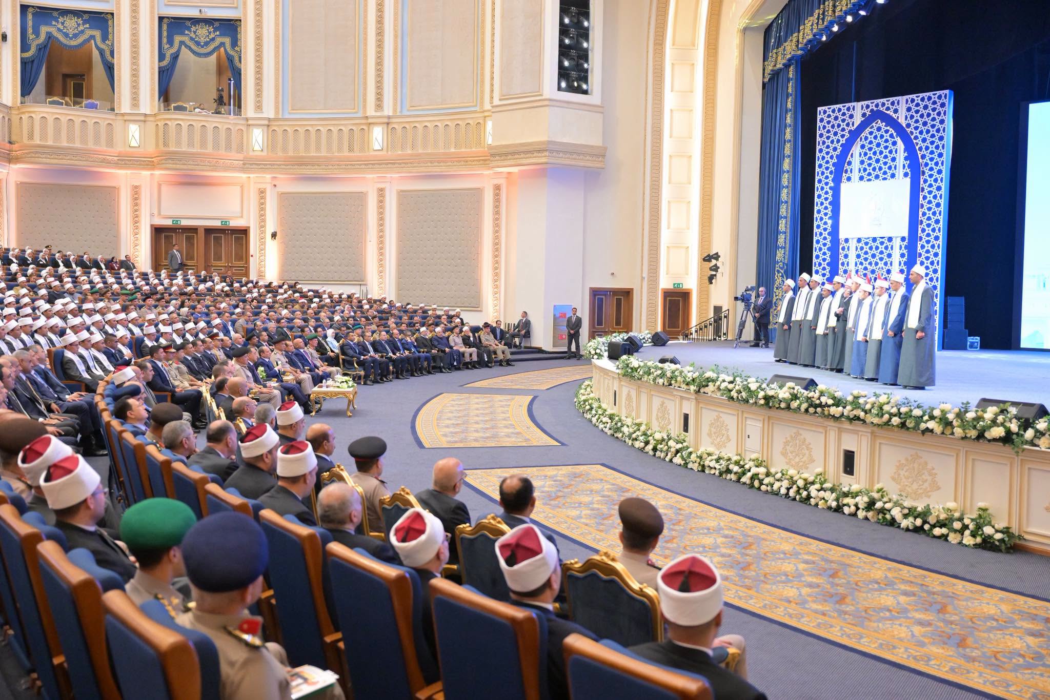 President Abdel Fattah El Sisi attends the graduation ceremony for the third cohort of Ministry of Endowments imams at the Egyptian Military Academy 4