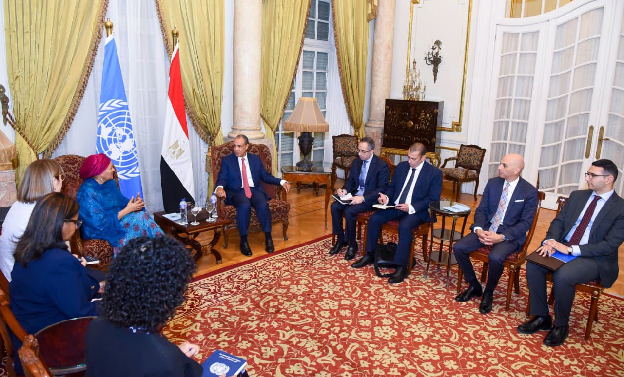 Egypt FM meets UN deputy SG