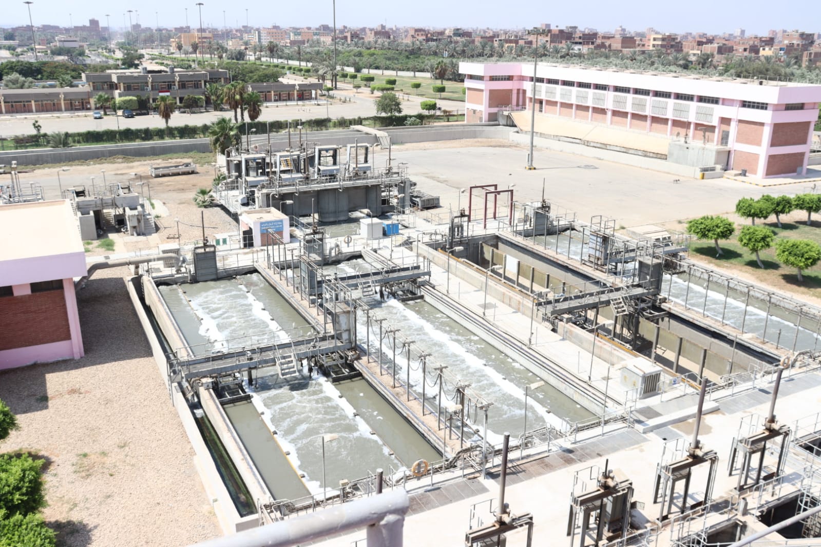 Wastewater treatment facilities at Al Gabal Al Asfar
