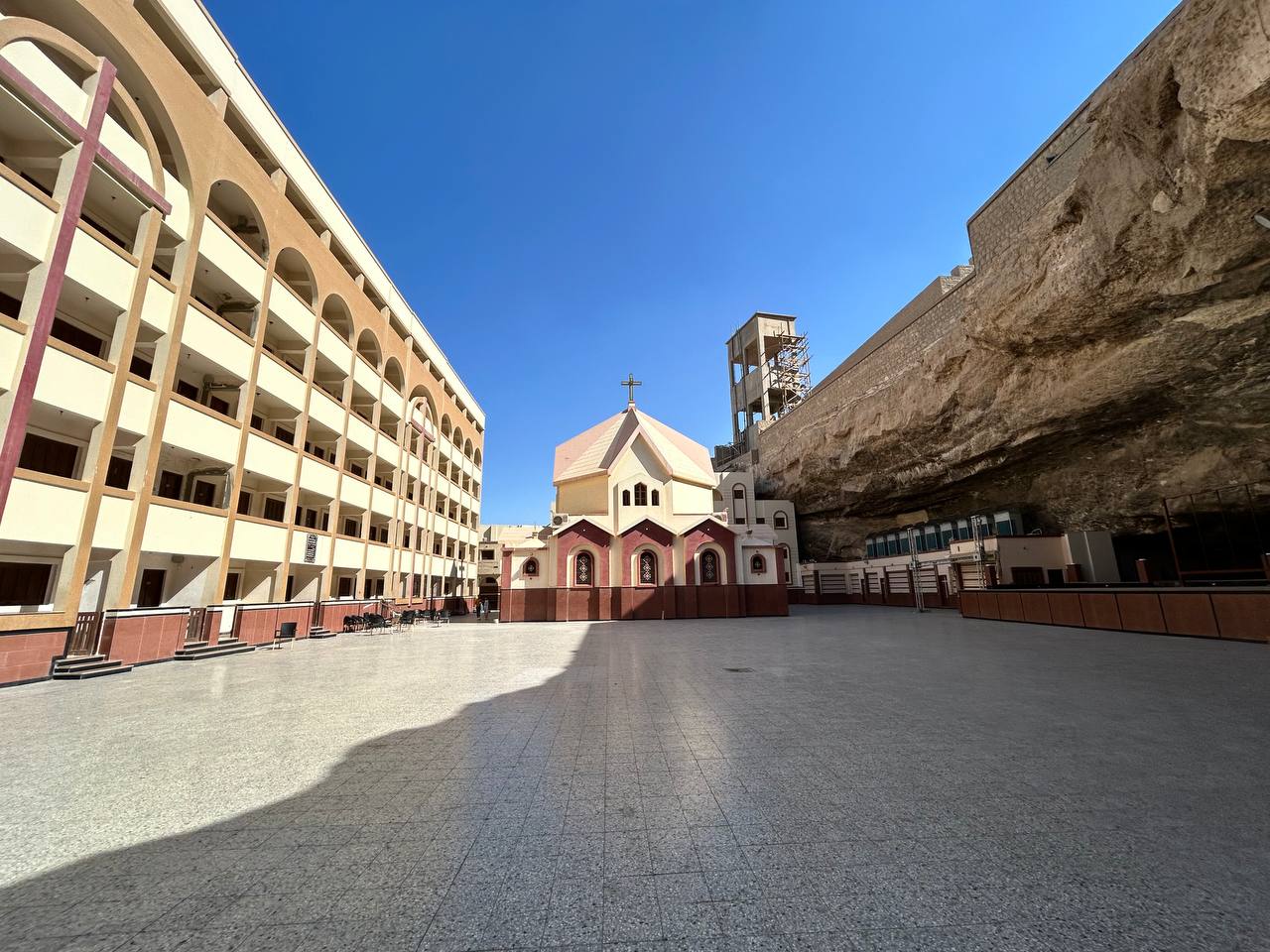 A church inside the Monastery of the Virgin Mary in Drunka, Assiut