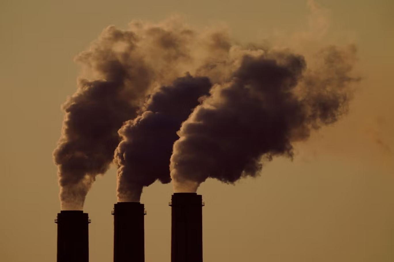 Carbon emissions from heavy industrial activity