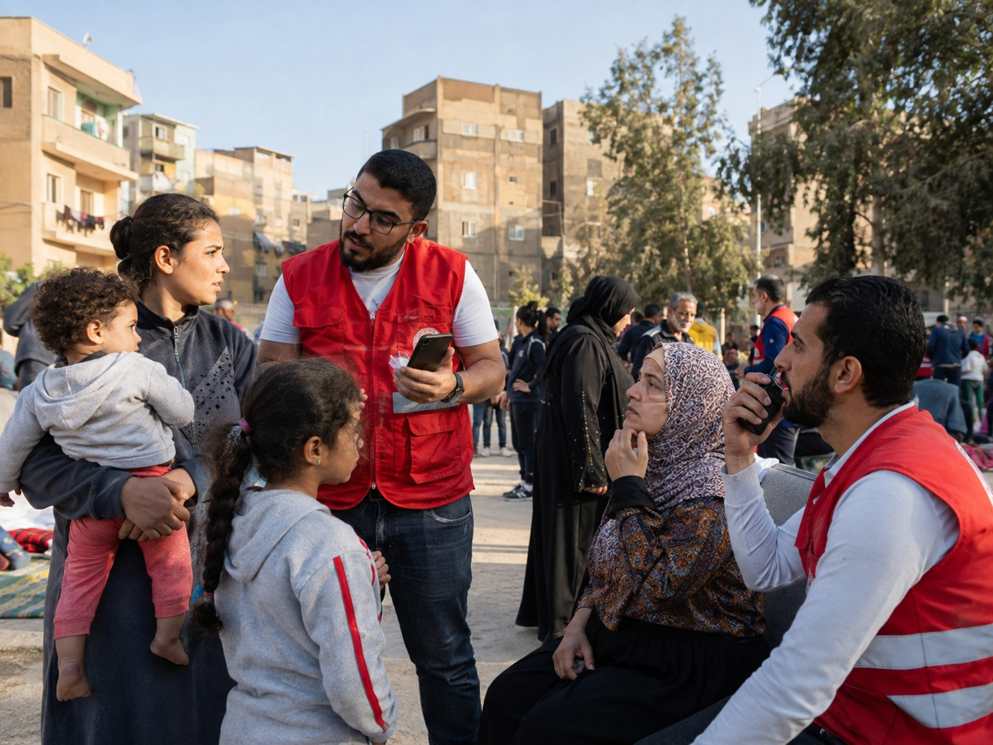 Egyptian Red Crescent monitoring possible earthquake casualties and damage