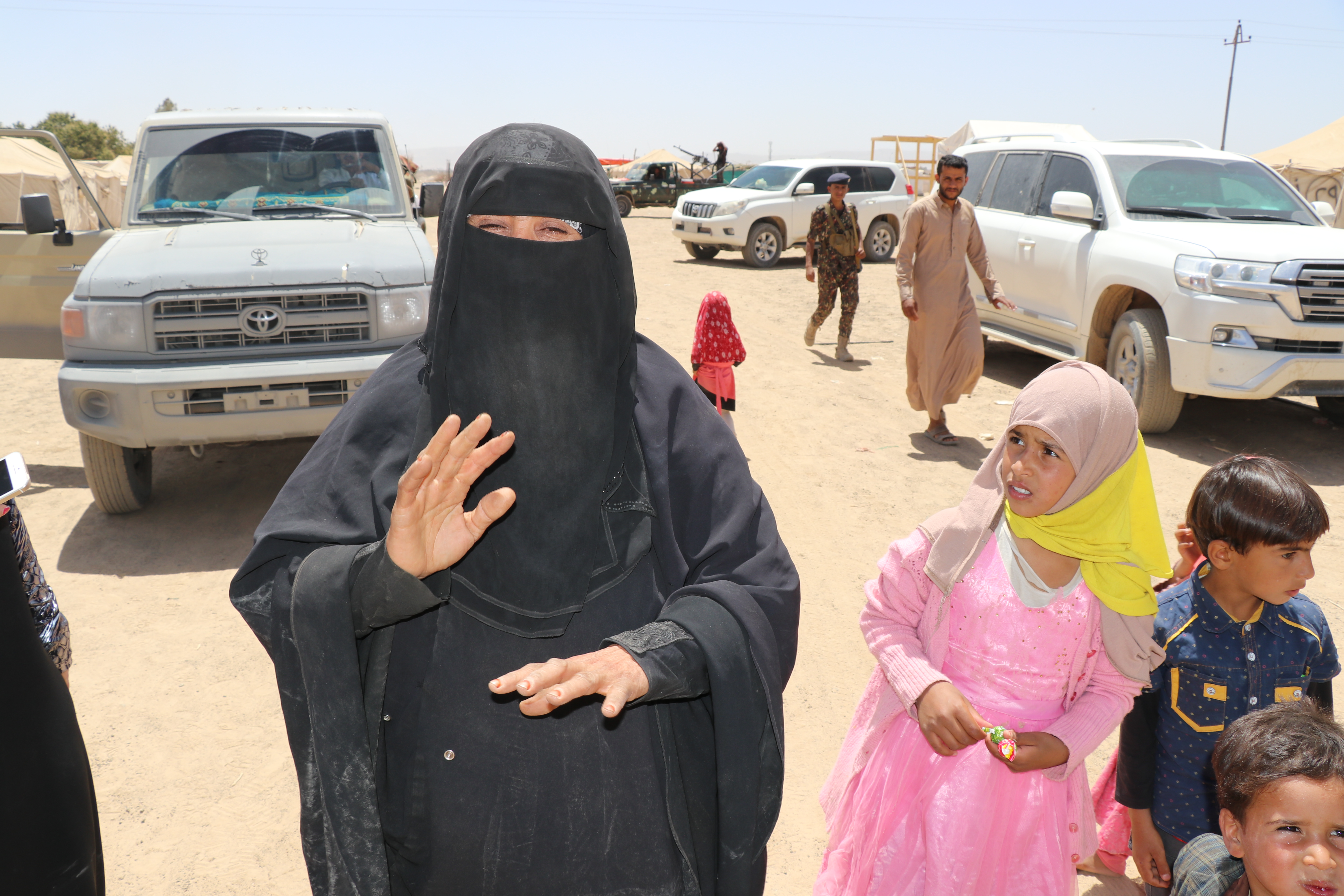 نازحة من ذمار