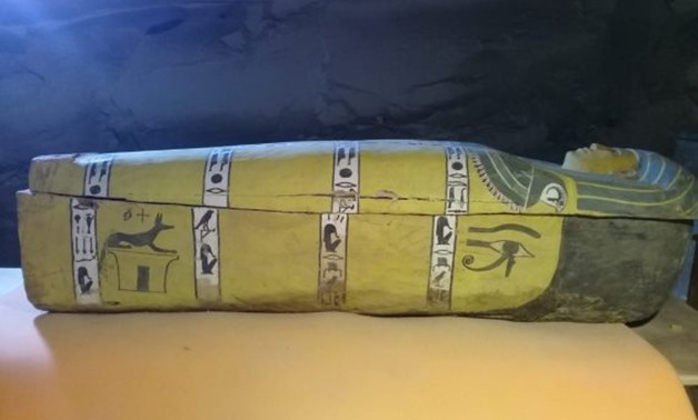 Coffin unearthed in Luxor Nov. 27
