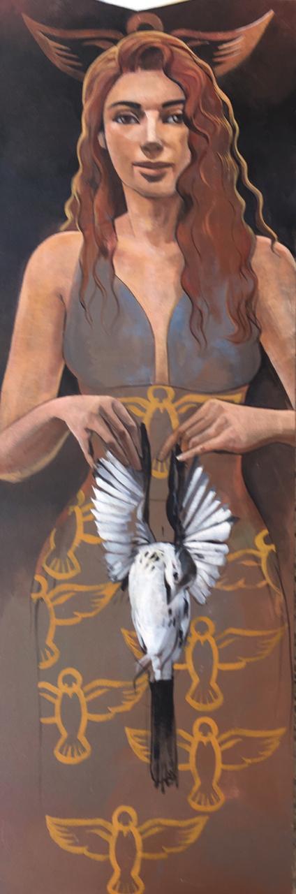 Goodess - Acrylic on Canvas - 40x80 cm - 2018 
