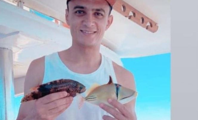 Omar al-Said and his tiny fish